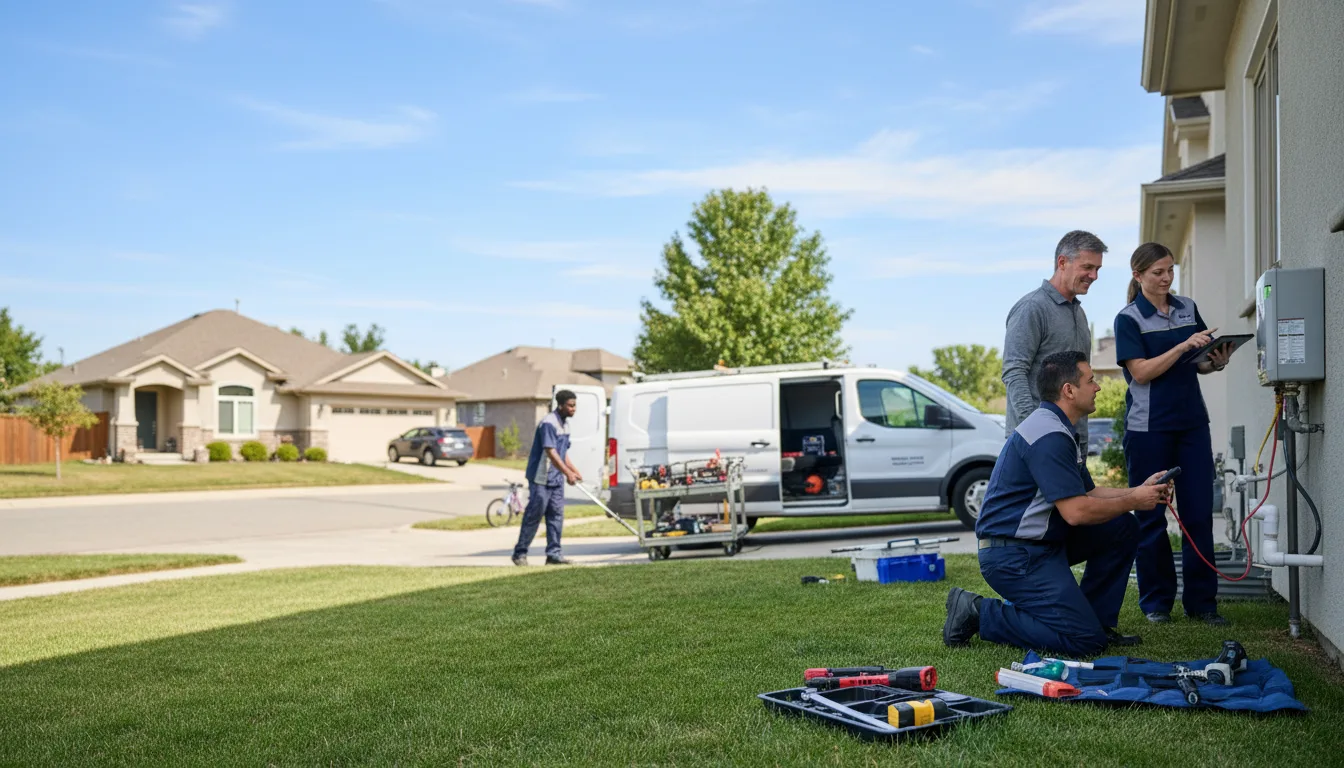 Tankless water heater service in Martin, TN